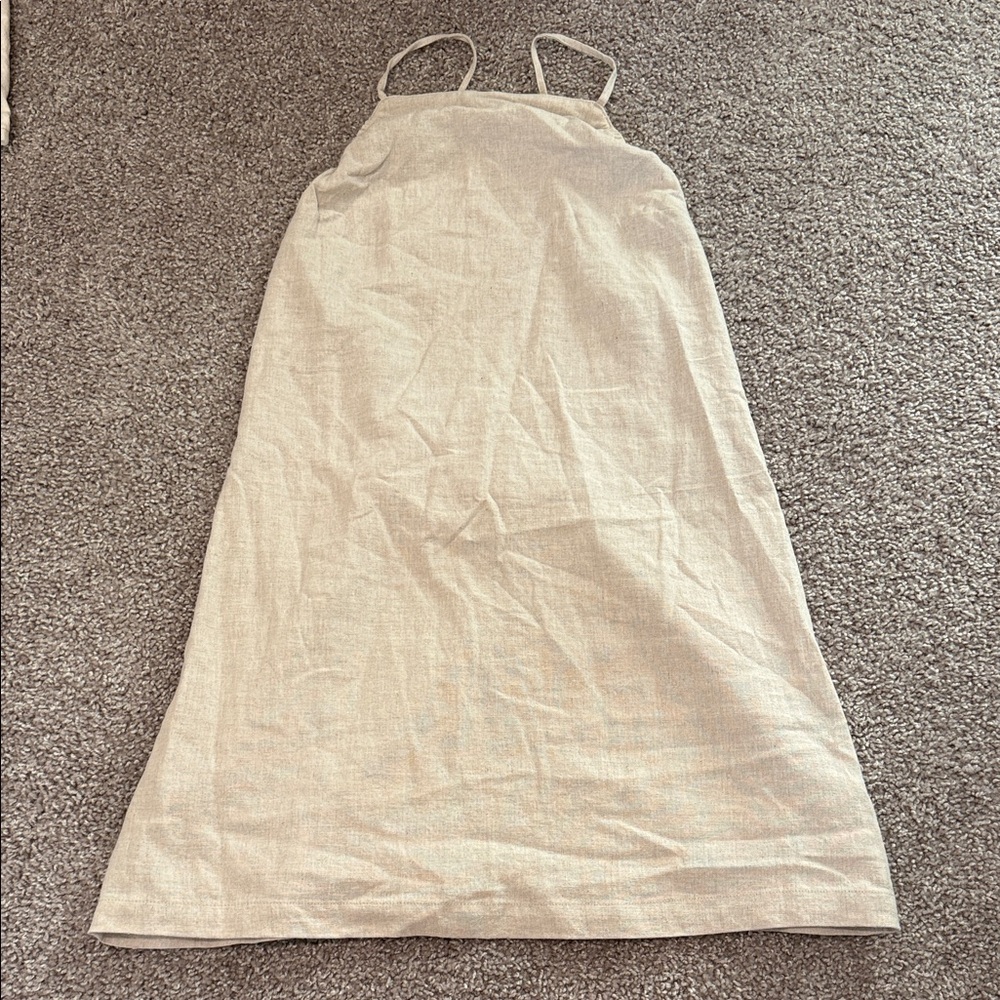 Abercrombie Linen Blend Mini Dress
